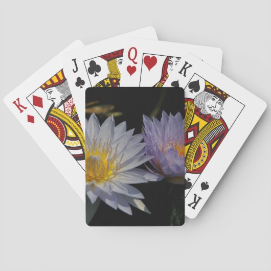Witte Lotus-speelkaarten Speelkaarten (Achterkant)