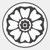 Witte Lotus sticker (Voorkant)