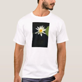 Witte Lotus Waterlelie T-shirt