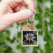 Witte Lotus Waterlily Sleutelhanger (Hand)