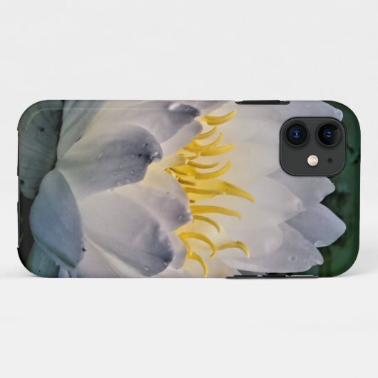 Witte lotusbloem Case-Mate iPhone case (Achterkant (horizontaal))