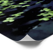 Witte lotusbloem poster (Hoek)