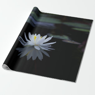 Witte Lotusbloem Zen Cadeaupapier