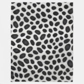 Witte luipaard Elegant Modern Luxe Collectie Fleece Deken (Voorkant)