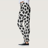 Witte luipaard Elegant Modern Luxe Collectie Leggings (Links)