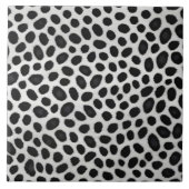 Witte luipaard Elegant Modern Luxe Collectie Tegeltje (Voorkant)