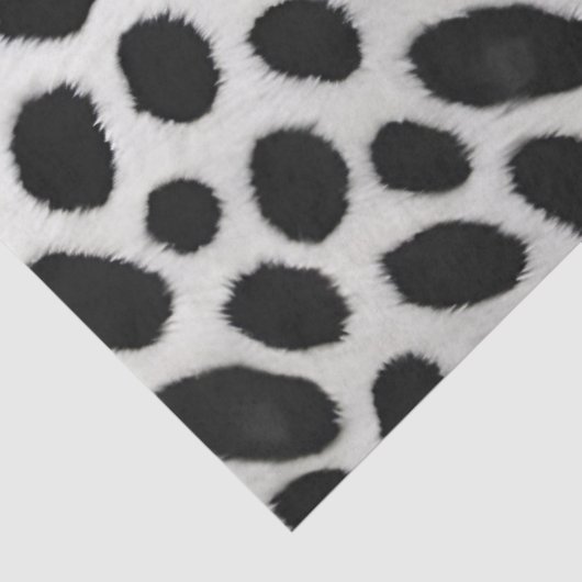 Witte luipaard Elegant Modern Luxe Collectie Tissuepapier (Detail)