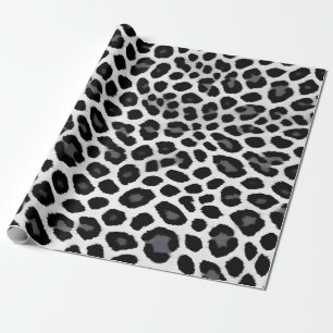 Witte luipaard Elegant Populair Luxe Collectie Cadeaupapier
