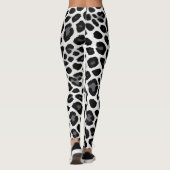 Witte luipaard Elegant Populair Luxe Collectie Leggings (Achterkant)