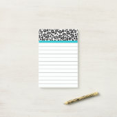 Witte Luipaard Kantoor Leraren Post It Notes Cadea (Op bureau)