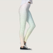Witte luipaard print pastelgradiënt leggings (Rechts)