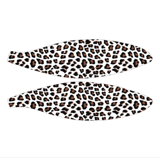 Witte Luipaardprint Basketbal (Panelen)