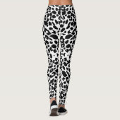 Witte luipaardprint leggings (Achterkant)