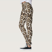 Witte Luipaardprint Safari ID1157 Leggings (Links)