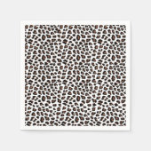 Witte Luipaardprint Servet (Voorkant)