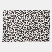 Witte Luipaardprint Theedoek (Horizontaal)