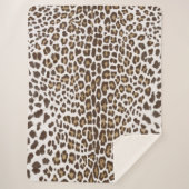 Witte luiphuid sherpa deken (Voorkant)