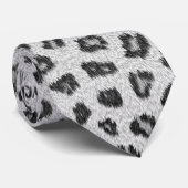 Witte luiphuid stropdas (Opgerold)