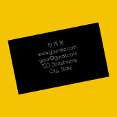 witte luxe elegante professionele haarsalon visitekaartje