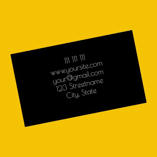 witte luxe elegante professionele haarsalon visitekaartje