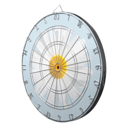 witte maaltijd dartbord (Voorkant Rechts)