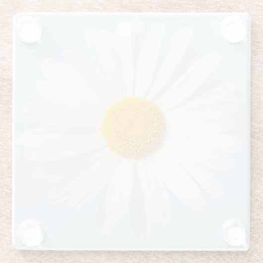 witte maaltijd glazen onderzetter (Achterkant)