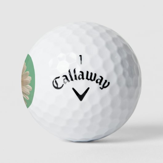 Witte maaltijd golfballen (Logo)