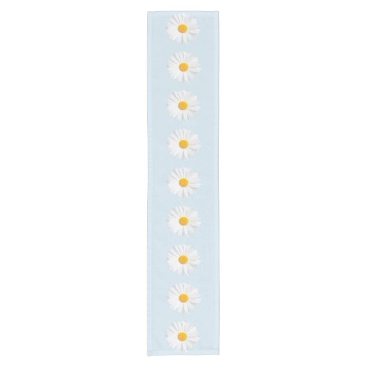 witte maaltijd korte tafelloper (Voorkant)