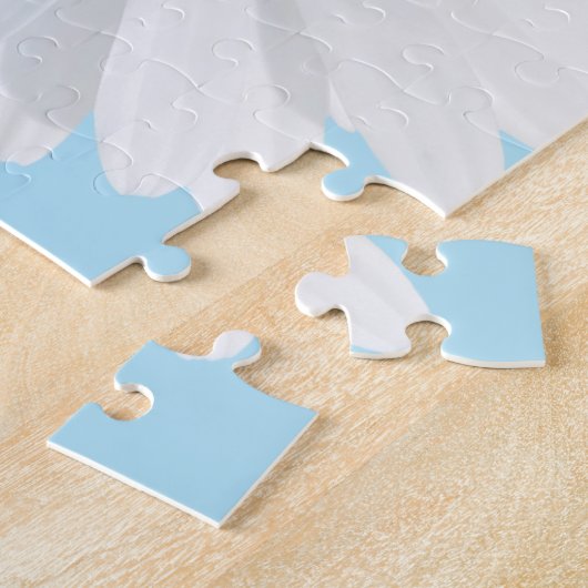 witte maaltijd legpuzzel (Zijkant)