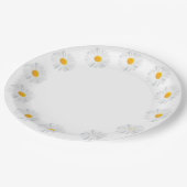 witte maaltijd papieren bordje (Gekanteld)