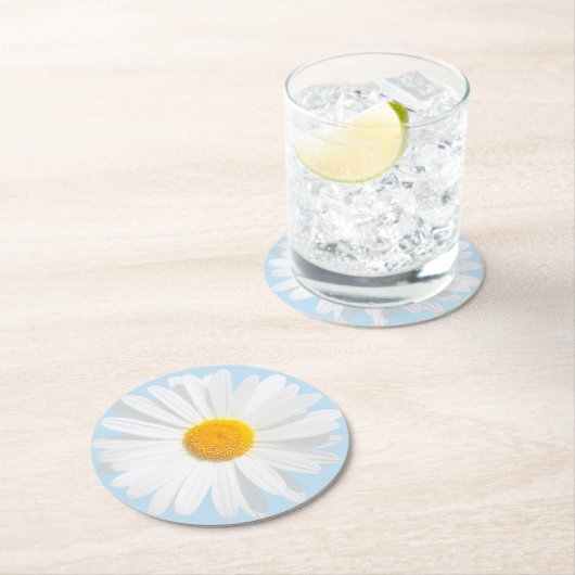 witte maaltijd ronde kartonnen onderzetter (Insitu)