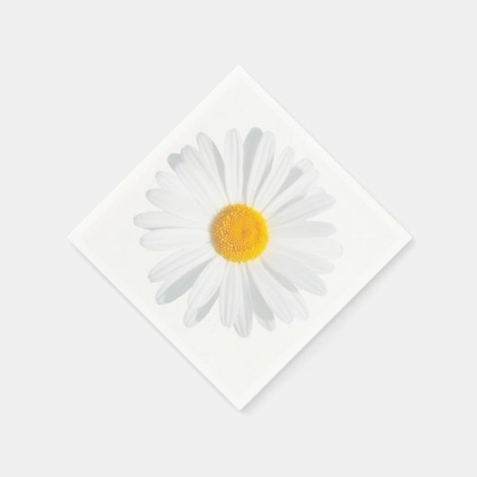 witte maaltijd servet (Hoek)