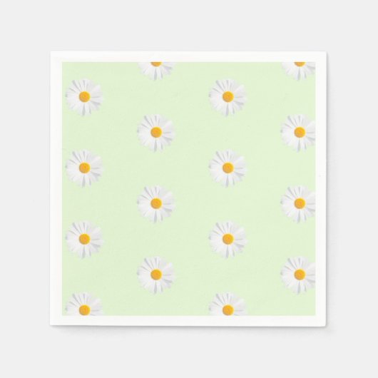 witte maaltijd servetten (Voorkant)