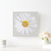 witte maaltijd vierkante klok (Huis)