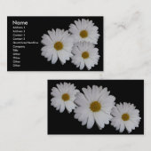 Witte maaltijd visitekaartje (Voorkant / Achterkant)