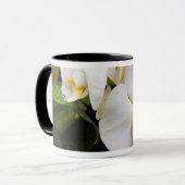 Witte Maan Orchidee (Phalaenopsis Aphrodite) Mok (Voorkant links)