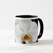 Witte Maan Orchidee (Phalaenopsis Aphrodite) Mok (Voorkant rechts)