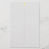Witte Madelief Briefpapier (Voorkant)