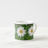 Witte Madelief Espresso Kop (Voorkant rechts)