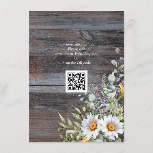 Witte Madelief Informatiekaartje (Achterkant)