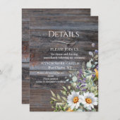 Witte Madelief Informatiekaartje (Voorkant / Achterkant)