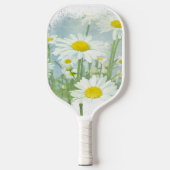 Witte Madelief Tuin Pickleball Paddle (Voorkant)