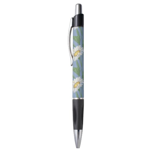 Witte Madelief Zwarte Pen (Top (Verticaal))