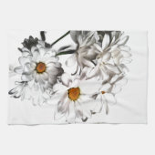 Witte Madeliefjes Bloei Keukenhanddoek – Verse Blo (Horizontaal)