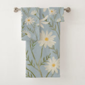 Witte Madeliefjes Bloem Bad Handdoek (Insitu)