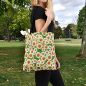 Witte Madeliefjes Boodschappentas Tote Bag
