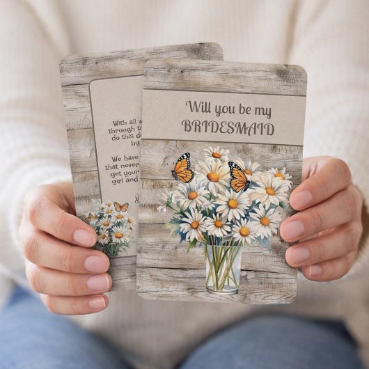 Witte Madeliefjes en Monarchvlinders Westers