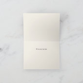 Witte madeliefjes Gepersonaliseerde bedankkaart (Binnen)