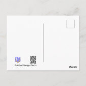 Witte Madeliefjes Klant. Kleur 2 Beterschap Ansich Briefkaart (Achterkant)