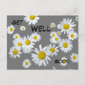 Witte Madeliefjes Klant. Kleur Voorspoedige Herste Briefkaart (Voorkant)